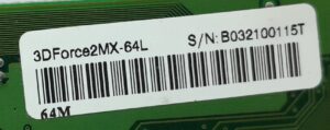 Graphics Card 3DForce2MX-64L - Image 3