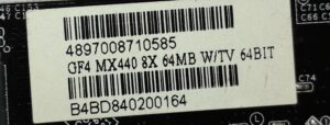 Graphics Card GF4 8X 64MB DDR W/TV 64 Bit MX440-8X - Image 3
