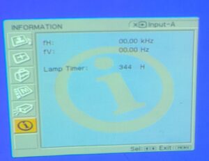 Sony VGA Projector with 344 Lamp Hours Used VPL-CS5 - Image 2