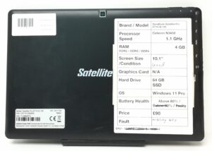 Dynabook Tablet with Keyboard Satellite Pro ET10-G-105 - Celeron N3450 @ 1.1GHz - 4GB RAM - 10.1" - 64GB SSD - Windows 11 Pro - Image 4
