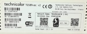 Technicolor Wireless Router TG589vac - Image 3