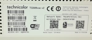 Technicolor Wireless Router TG589vac - In Box - Image 4