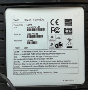 Nec 17" VGA Monitor LC17M (700P) - Image 3
