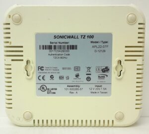 SonicWALL Network Security Firewall TZ100 (APL22-07F) - Image 3