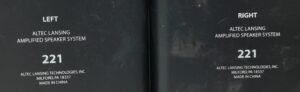 Altec Lansing Amplified Side Speakers (Pair) 221 - Image 3