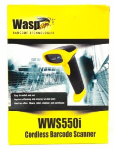 Wasp Cordless Barcode Scanner WWS550i - Image 3