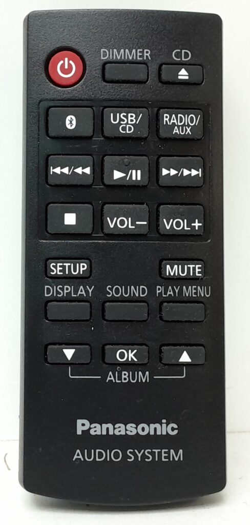Panasonic Audio System Remote N2QAYB000944 - Image 2