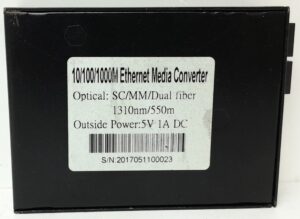 10/100/1000M Ethernet Media Converter SC/MM/Dual Fibre - Image 3