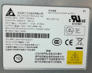 Delta Electronics Switching Power Supply 1000W DPST-1000EB A - Image 3