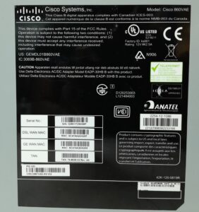 Cisco Wireless Router	Cisco 860VAE - Image 3