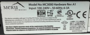 Meru Networks Wireless LAN Controller MC3000 - Image 3
