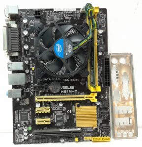 Asus Motherboard With I/O Shield H81M-C LGA1150 DDR3 MICRO ATX - Image 2