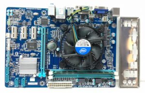 Gigabyte Motherboard i3-3220 With I/O Shield GA-H61MA-D2V LGA1155 DDR3 MICRO ATX - Image 2