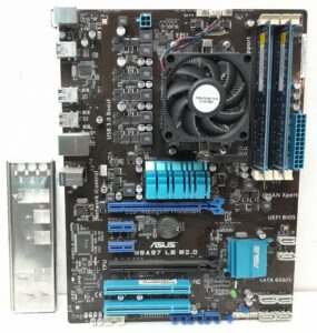 Asus Motherboard With I/O Shield M5A97 LE R2.0 AM3 DDR3 ATX - Image 2