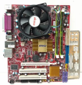 MSI Motherboard With I/O Shield G41M4 LGA775 DDR3 MICRO ATX - Image 2