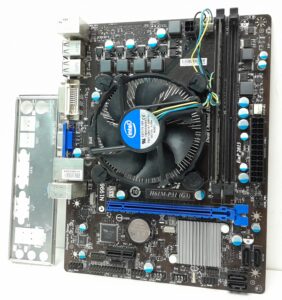 MSI Motherboard i3-3240 With I/O Shield H61M-P31 (G3) LGA1155 DDR3 MICRO ATX