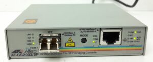 Allied Telesis 10/100/1000Base-T to SFP Bridging Converter AT-GS2002/SP With Avaya AA1419048 Module - Image 2