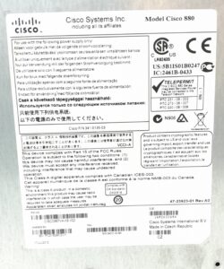Cisco Series Router Cisco 880 887VA - Image 3
