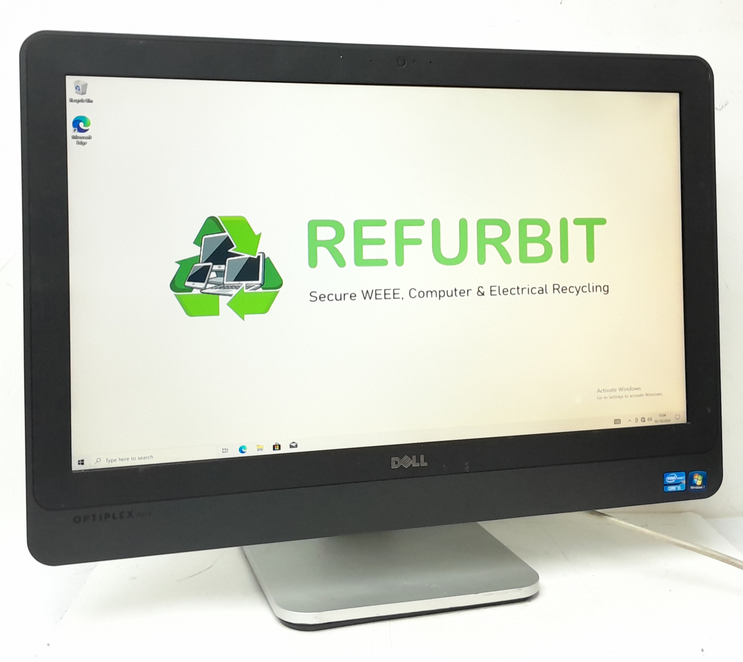 20241002_150427 Dell All In One PC Optiplex 9010 - i3-3220 @ 3.30GHz - 4GB Ram - 23" - 120GB SSD - Windows 10 Pro - Image 1