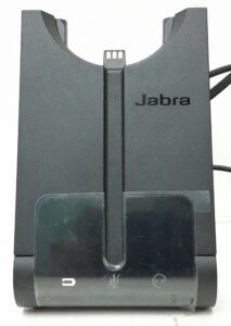 Jabra Headset Charging Base Only WHB003BS with Jabra ENC016 Aux Adapter - Image 2