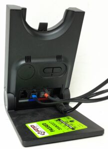 Jabra Headset Charging Base Only WHB003BS with Jabra ENC016 Aux Adapter - Image 6