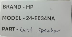 HP Left Speaker All In One 24-E034NA (35N96SATP30) - Image 3