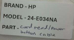 HP Card Reader/Power Button Cable All In One 24-E034NA (DEFC2409011) - Image 3
