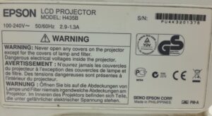 Epson HDMi VGA Projector EB-X11 H435B - Image 3