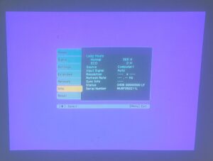 Epson VGA Projector with 369 Lamp Hours Used EB-84L H370B - Image 2