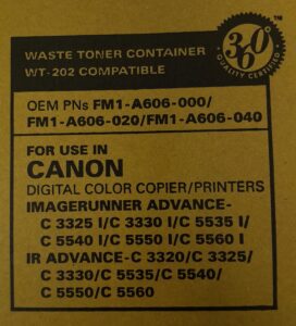 Katun Performance Waste Toner Container WT-202 - Job Lot x2 - Image 3