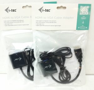 i-Tec HDMI to VGA Cable Adapter HDMI2VGAADA  - Job Lot x2 - Image 2