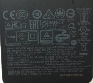 Microsoft Surface Dock Power Adapter 1749 - Image 3