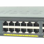 Cisco Managed Switch WS-C2960X-24TS-L With 2x Cisco GLC-SX-MM Modules