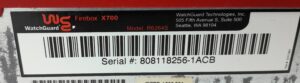 Watchguard Firewall Appliance Firebox X700 R6264S - Image 3