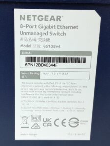 Netgear	Gigabit Switch 8 Port GS108v4 - Image 3