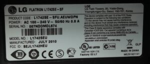 LG 17" VGA Monitor Flatron L1742SE-SF - Image 3
