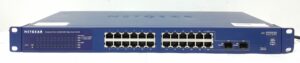 Netgear	Smart Gigabit Switch 24 Port Prosafe GS724T v3 With GMFP083-VSL05 Transciever - Image 2