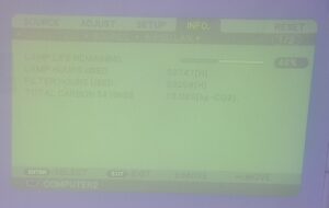 Nec HDMI VGA Projector with 2747 Lamp Hours Used NP-M271X - Image 2