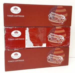 Toner Kingdom Toner Cartridge HT0382YA, HT0382CA, HT0382KA - Joblot Yellow Black & x2 Cyan