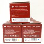 Toner Kingdom Toner Cartridge HT0382YA, HT0382CA, HT0382KA - Joblot Yellow Black & x2 Cyan - Image 3