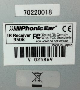 Phonic Ear Front Row Pro IR Receiver 930R - Image 3