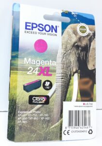 Epson Magenta Ink Cartridge 24XL - Expiry: Sept 2019