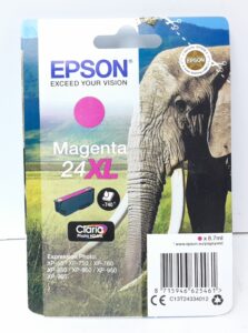 Epson Magenta Ink Cartridge 24XL - Expiry: Sept 2019 - Image 2