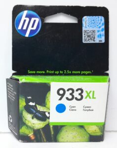HP Cyan Ink Cartridge CN054AE - 933XL - Expiry: Dec 2022 - Image 2