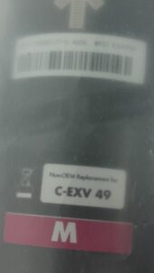 Canon Magenta Toner Cartridge C-EXV 49 - Image 3