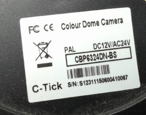 Concept Pro Color Dome Camera	CPB6324DN-BS - Image 3