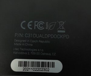i-tec Docking Station C31DUALDPDOCKPD - Image 3