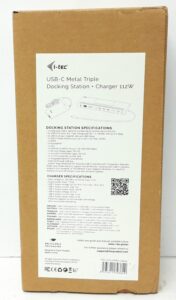 i-tec USB-C Metal Triple Docking Station C31FLATPRO112WUK - Image 2