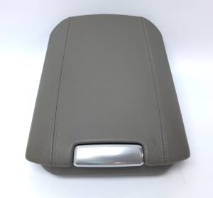 Porsche Cayenne 958 E3 Centre Console Armrest Lid Grey Leather - Image 2