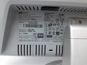 HP VS17 HSTND-2L05 17" VGA LCD Monitor - Image 5
